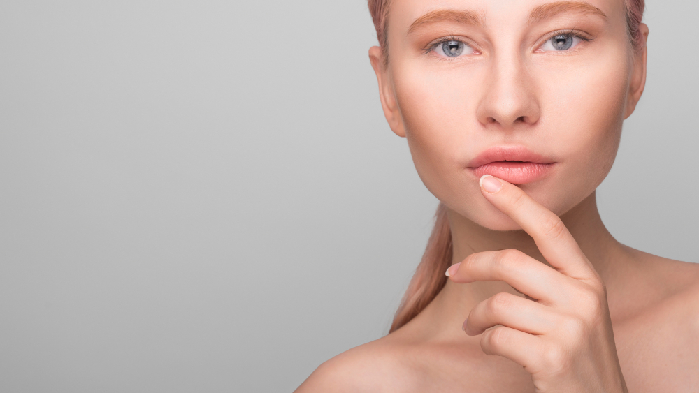 concepto cuidado facial